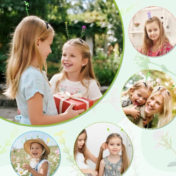 Bean Sprouts Hair Clips Multi 120 Pcs Kids Adult Plant Hair Accessories - Picture 6 of 7